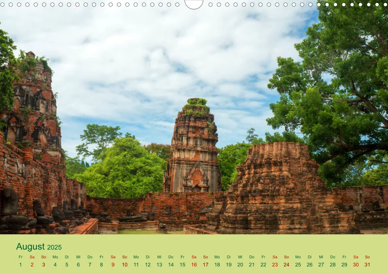 2025 A3 Wat Mahathat - Tempelanlage in Ayutthaya