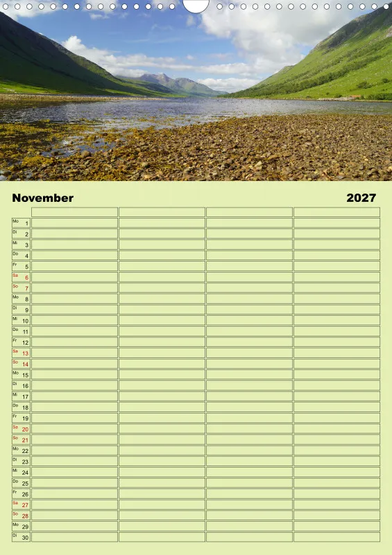 2027 A3 Planer Glen Etive-Hochland in Schottland