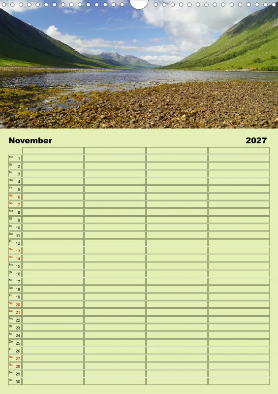 2027 A3 Planer Glen Etive-Hochland in Schottland