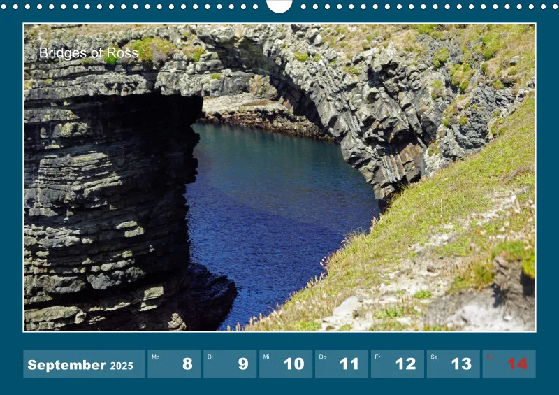 2025 A3 Wochenkalender Rundreise-Loop Head Halbinsel