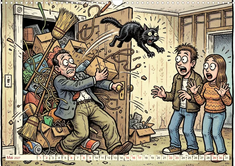2027 A3 Provisionsfrei und garantiert witzig! Immobilienmaklern und Hausverwalter als Comic