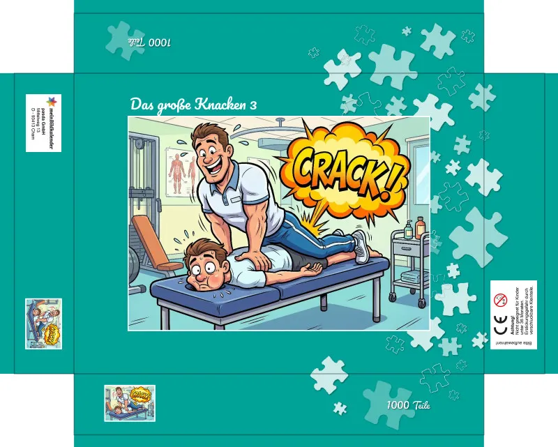 Puzzle 1000 Teile Das große Knacken 3
