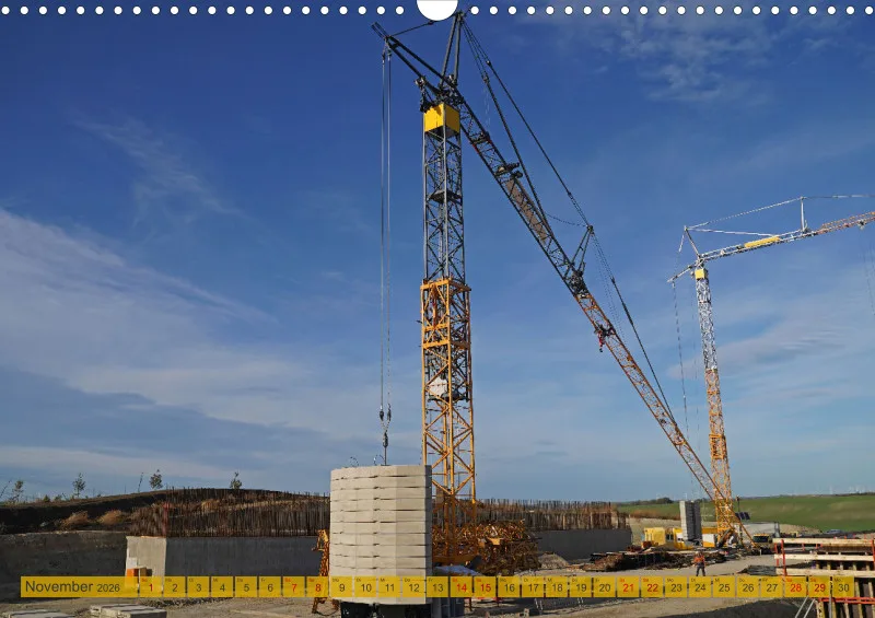 2026 A3 Montage eines Faltkranes