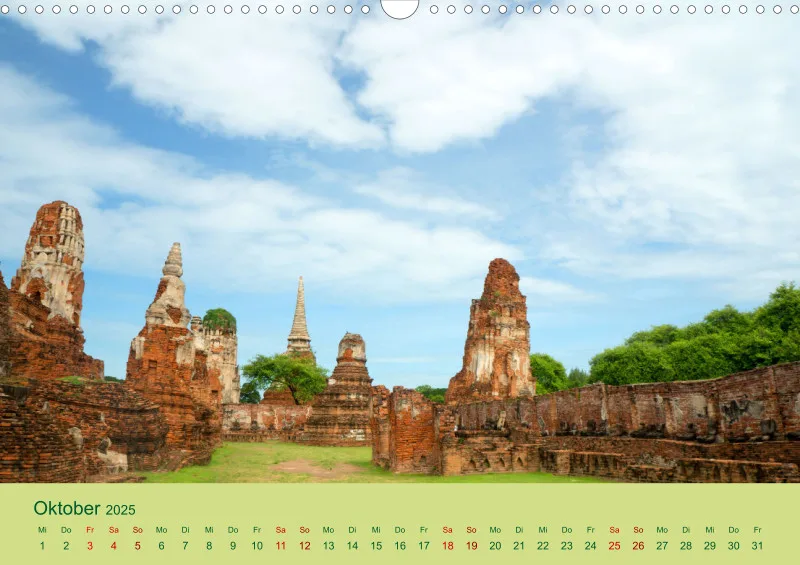2025 A3 Wat Mahathat - Tempelanlage in Ayutthaya