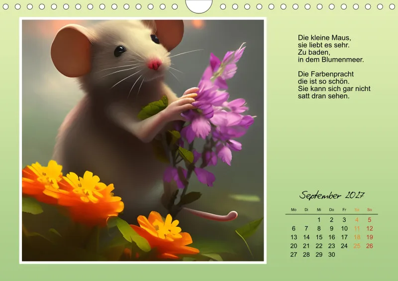 2027 A4 Der Maus Kalender
