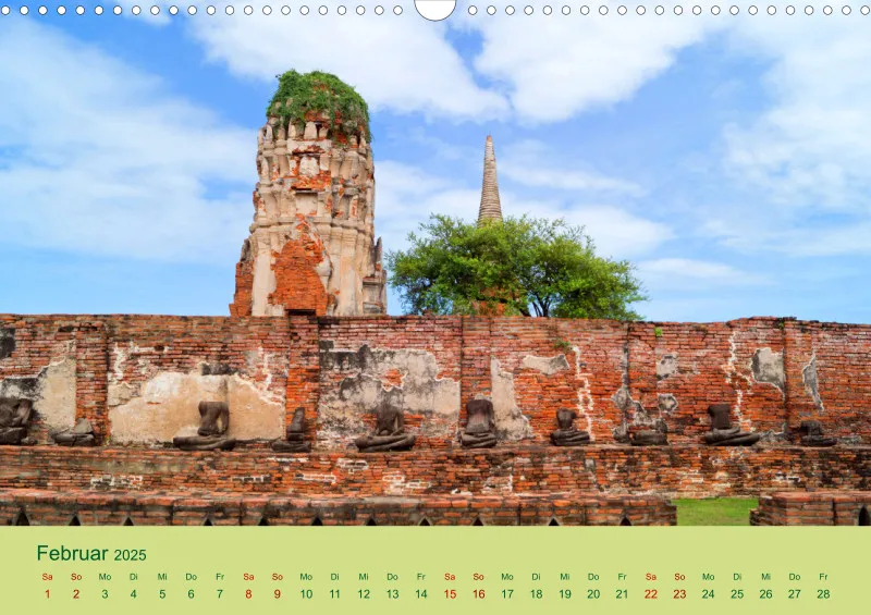 2025 A3 Wat Mahathat - Tempelanlage in Ayutthaya