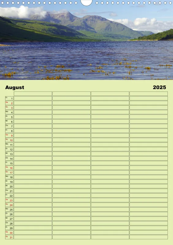 2025 A3 Planer Glen Etive-Hochland in Schottland
