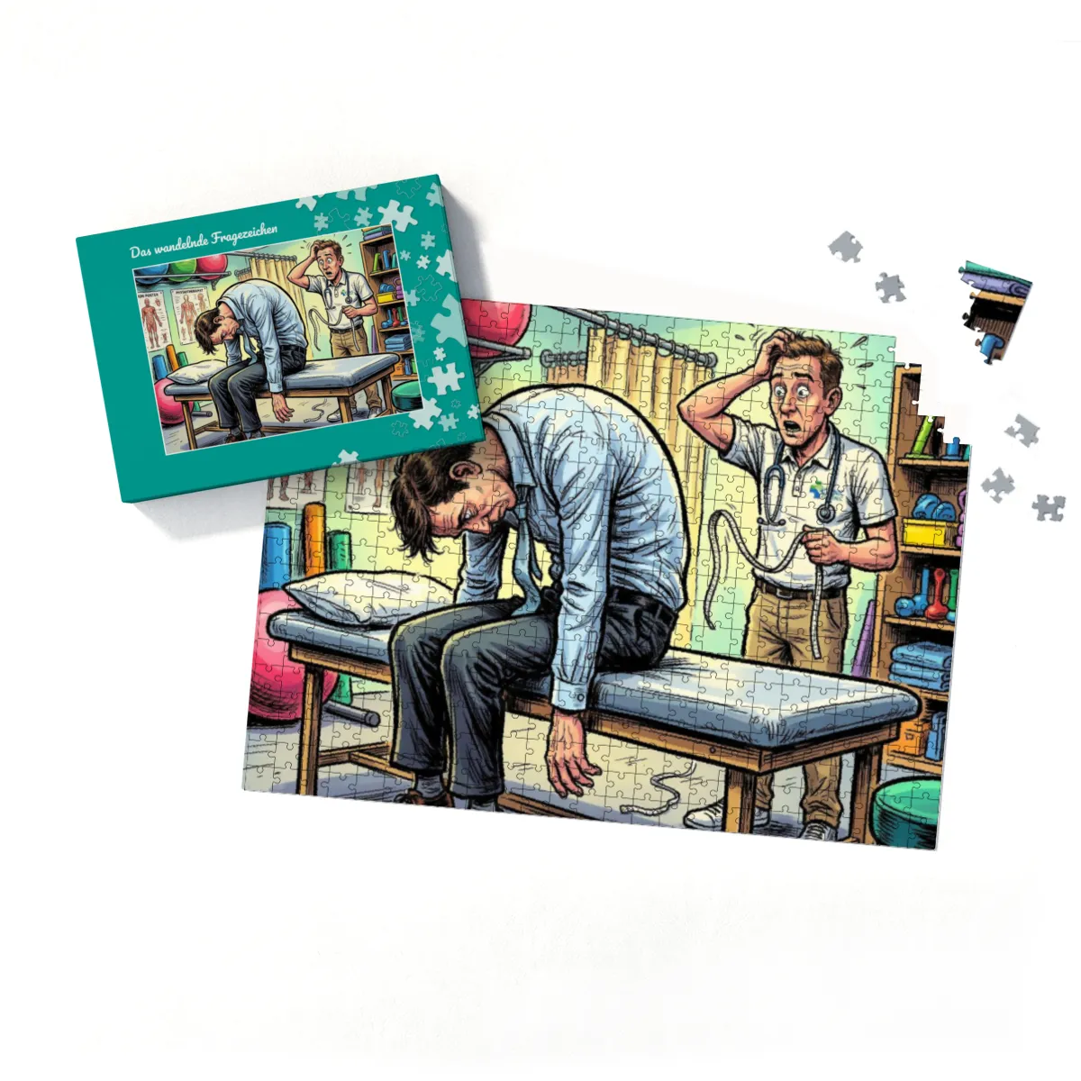 Puzzle 500 Teile Das wandelnde Fragezeichen
