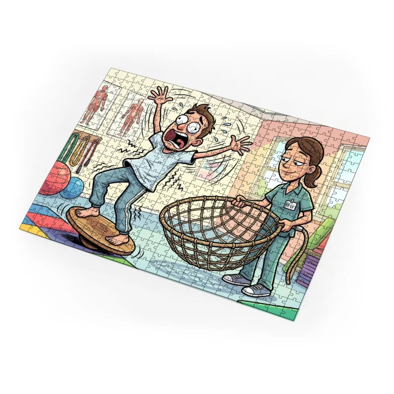 Puzzle 500 Teile Wackelige Angelegenheit