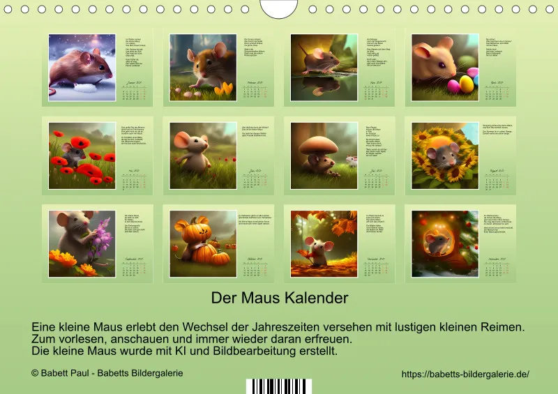 2027 A4 Der Maus Kalender