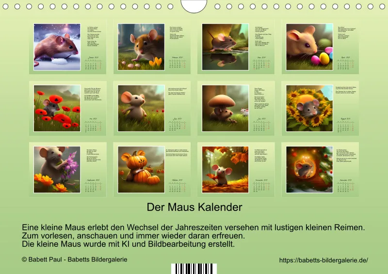 2027 A4 Der Maus Kalender