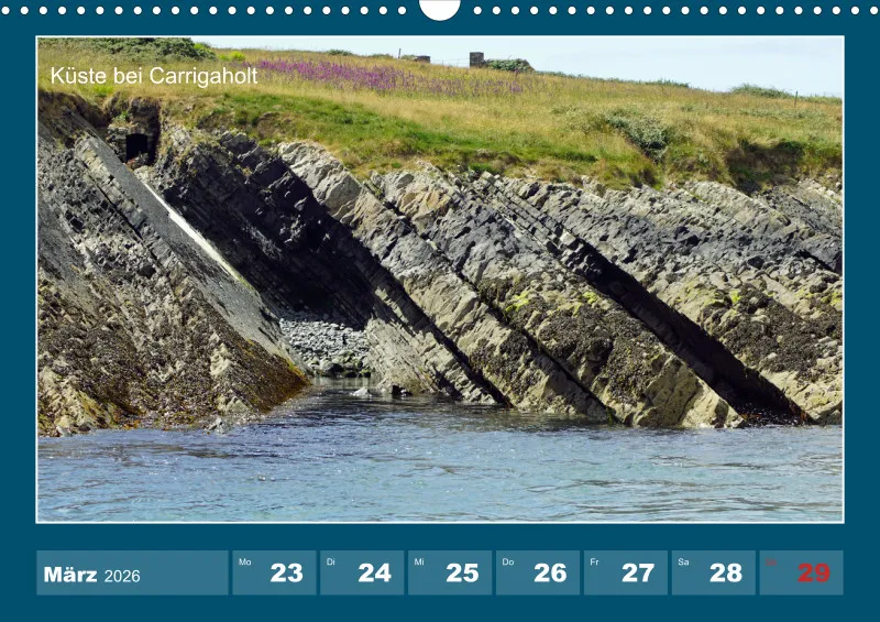 2026 A3 Wochenkalender Rundreise-Loop Head Halbinsel
