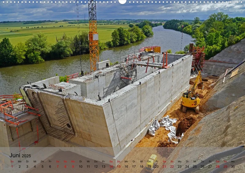2025 A2 Saalequerung im Bau