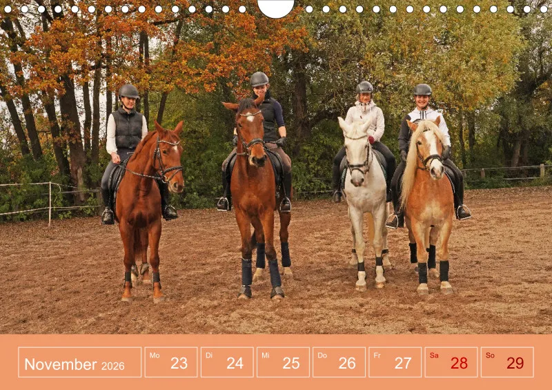 2026 A4 Faszination Reitsport - Wochenkalender