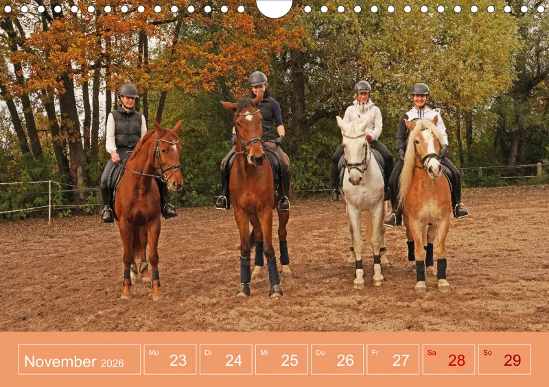 2026 A4 Faszination Reitsport - Wochenkalender