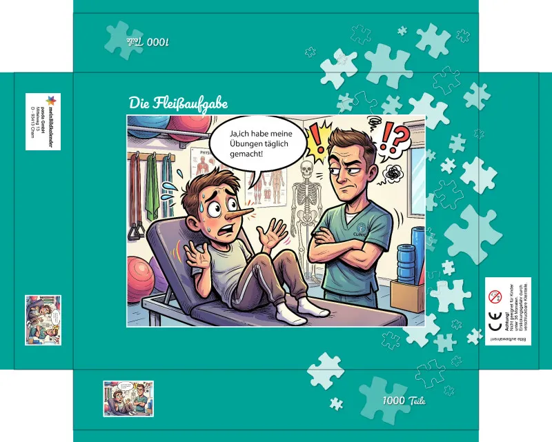 Puzzle 1000 Teile Die Fleißaufgabe