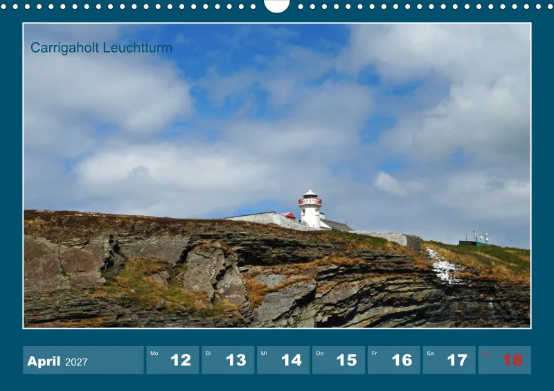 2027 A3 Wochenkalender Rundreise-Loop Head Halbinsel