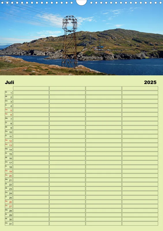 2025 A3 Planer Irische Landschaften - Rund um die grüne Insel