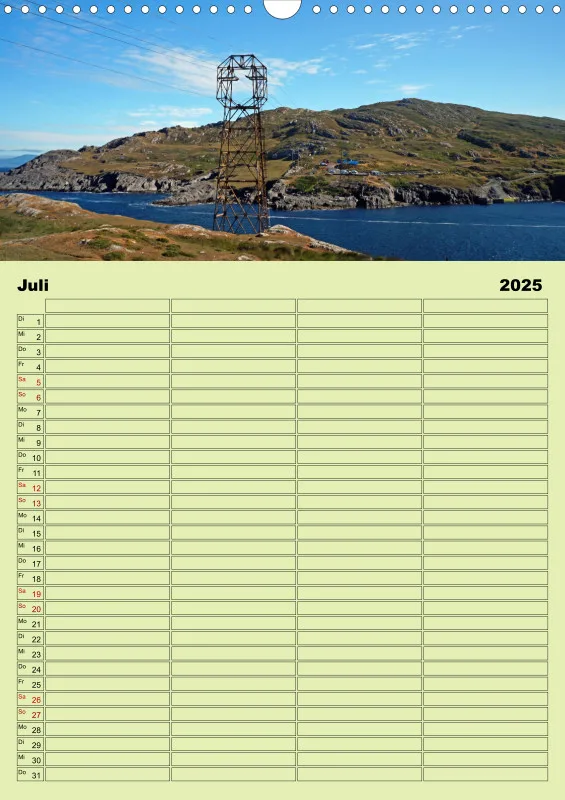 2025 A3 Planer Irische Landschaften - Rund um die grüne Insel