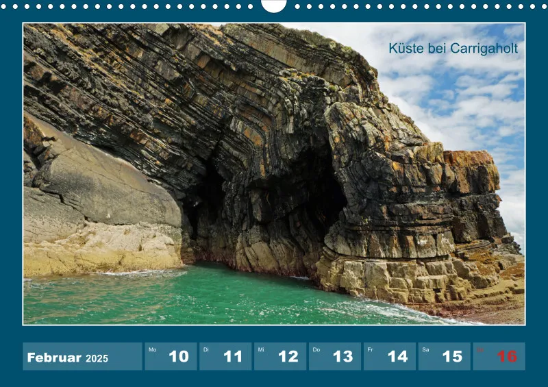 2025 A3 Wochenkalender Rundreise-Loop Head Halbinsel