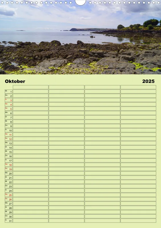 2025 A3 Planer Irische Landschaften - Rund um die grüne Insel