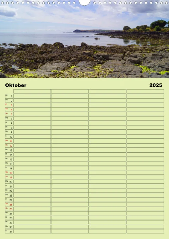 2025 A3 Planer Irische Landschaften - Rund um die grüne Insel