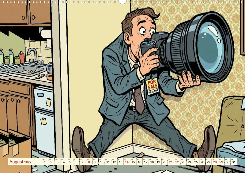 2027 A2 Provisionsfrei und garantiert witzig! Immobilienmaklern und Hausverwalter als Comic