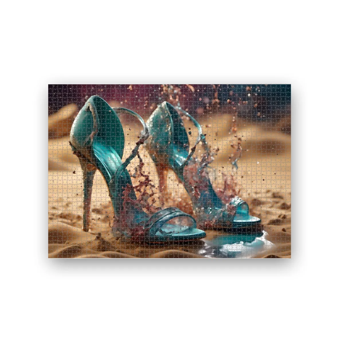 Puzzle 2000 Teile Himmelblaue Wüstenträume