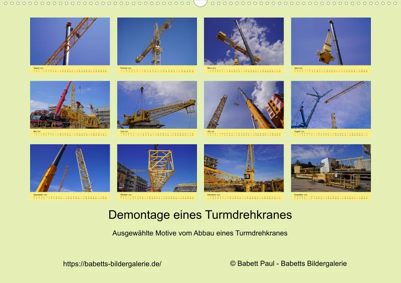 2025 A2 Demontage eines Turmdrehkranes