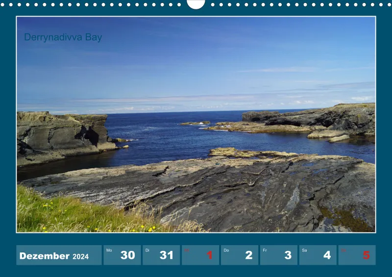 2025 A3 Wochenkalender Rundreise-Loop Head Halbinsel