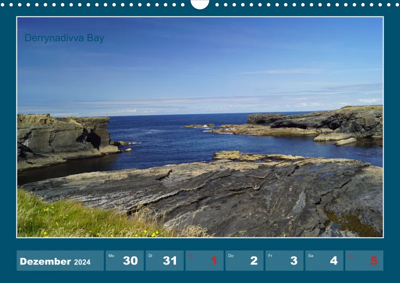 2025 A3 Wochenkalender Rundreise-Loop Head Halbinsel