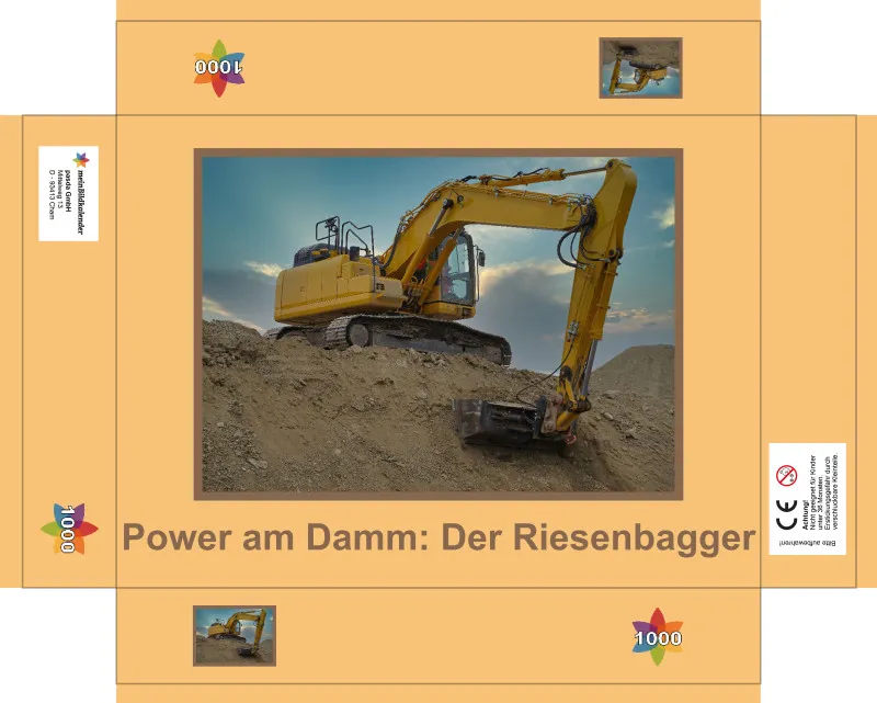 Puzzle 1000 Teile Power Am Damm