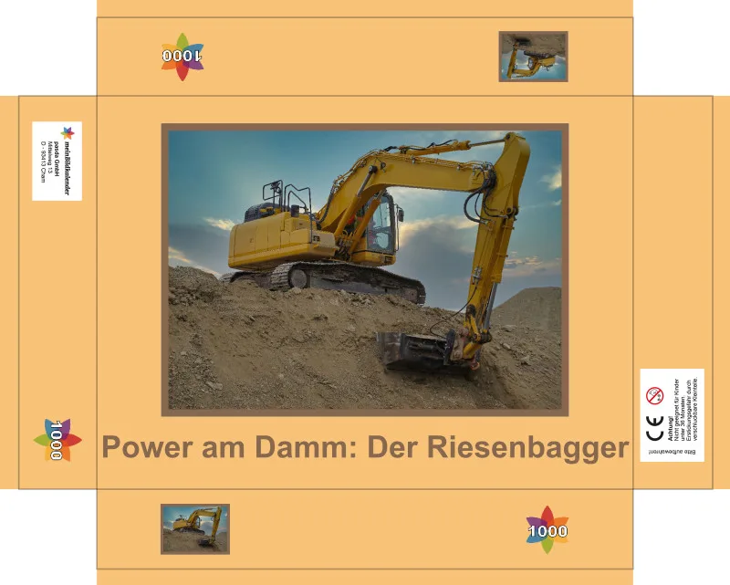 Puzzle 1000 Teile Power Am Damm