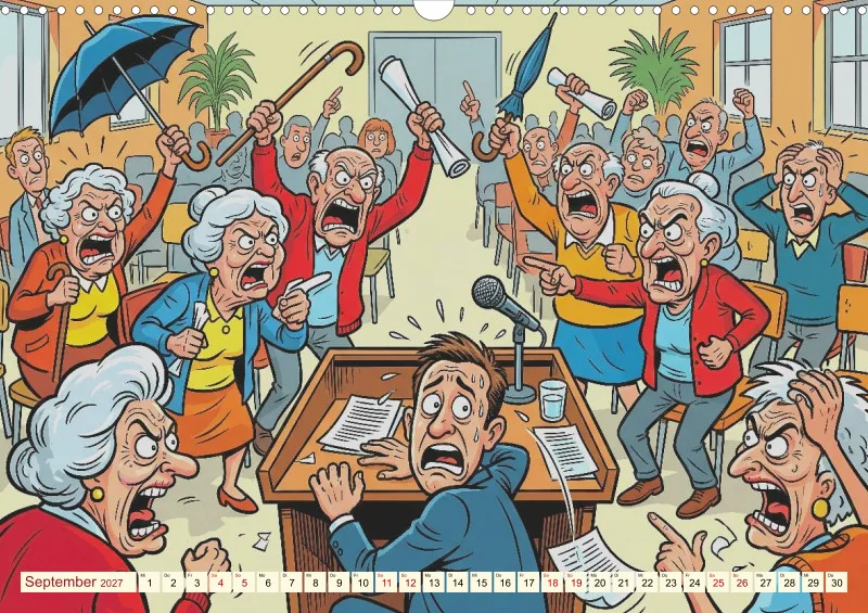 2027 A3 Provisionsfrei und garantiert witzig! Immobilienmaklern und Hausverwalter als Comic