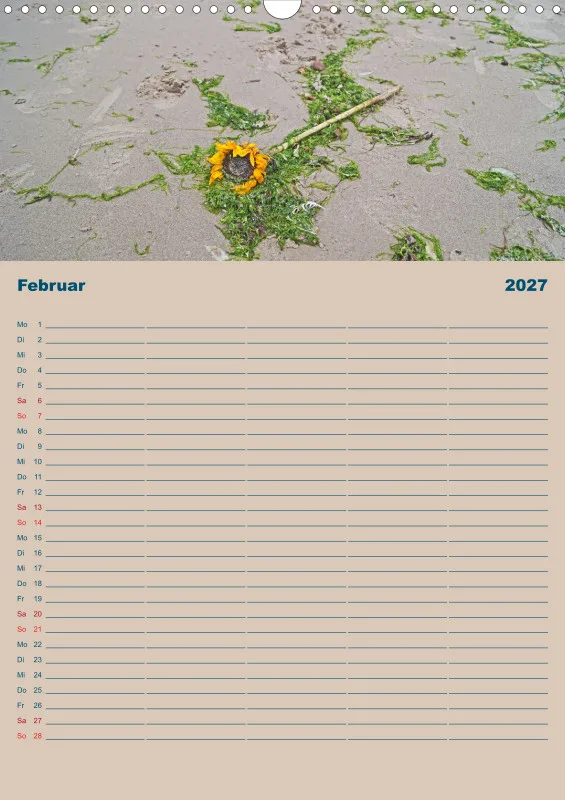 2027 A3 Planer Unterwegs am Strand
