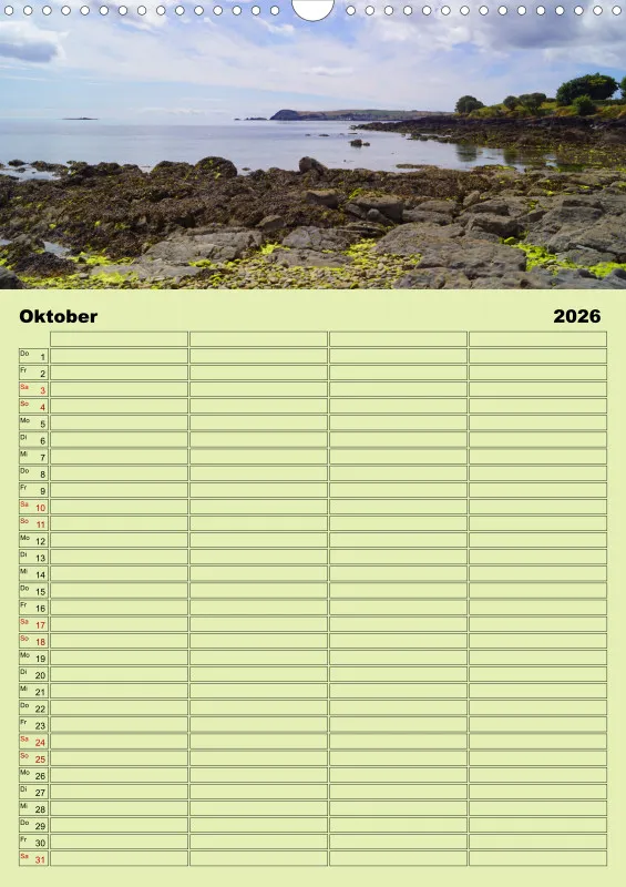 2026 A3 Planer Irische Landschaften - Rund um die grüne Insel