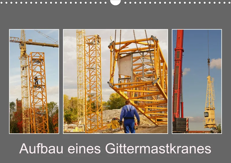 2026 A3 Aufbau eines Gittermastkranes