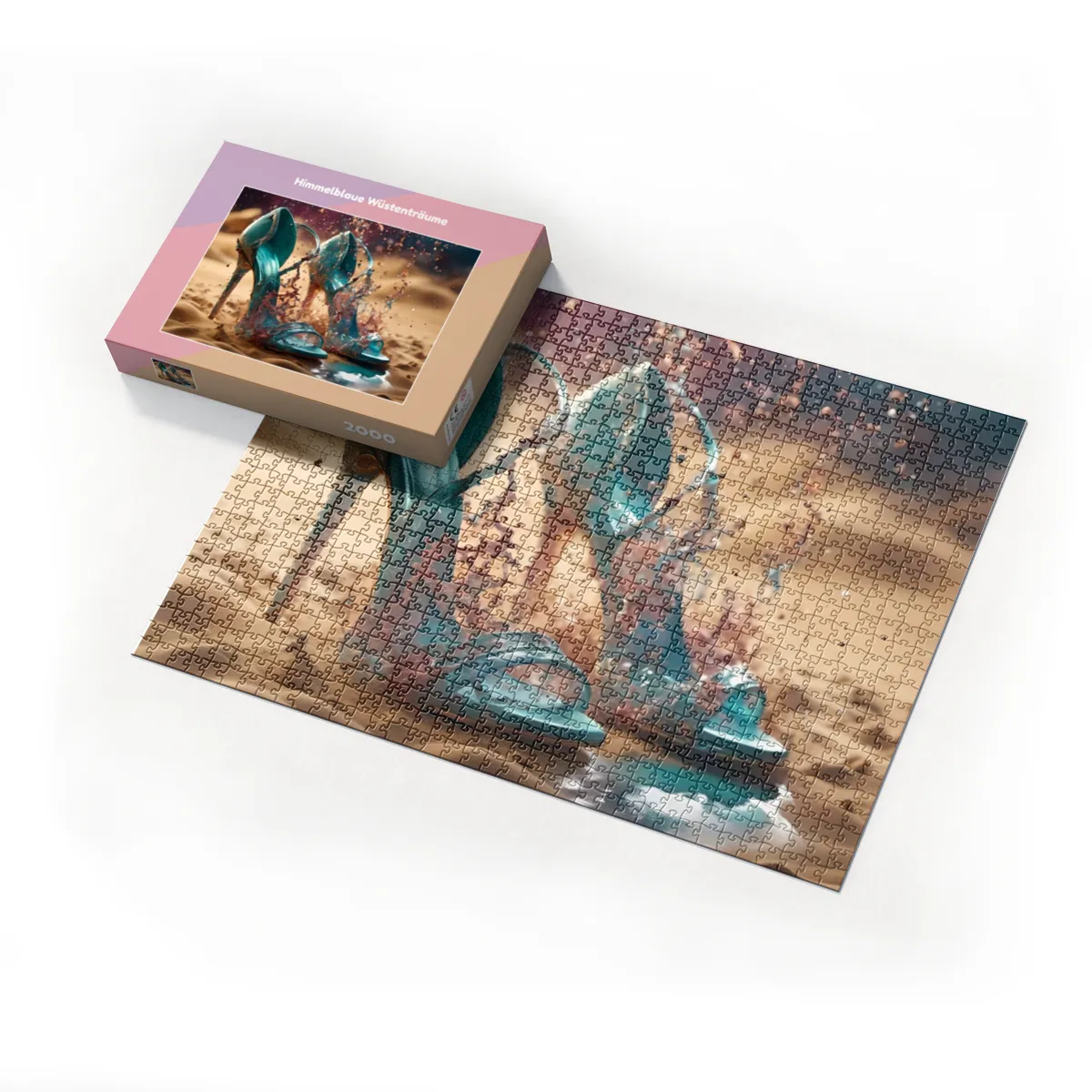 Puzzle 2000 Teile Himmelblaue Wüstenträume
