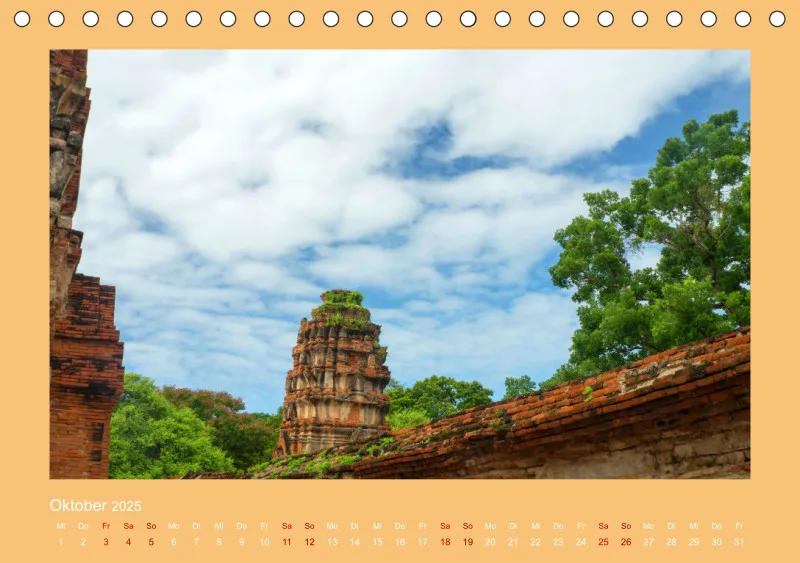 2025 A5 Wat Mahathat - Tempelanlage in Ayutthaya
