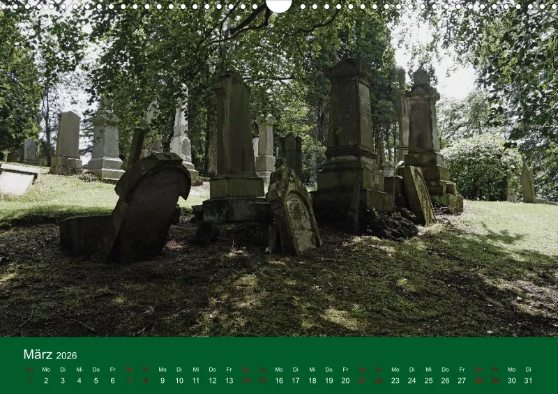 2026 A3 Ehrfürchtige Stille - Balgay Friedhof in Schottland (dunkel)
