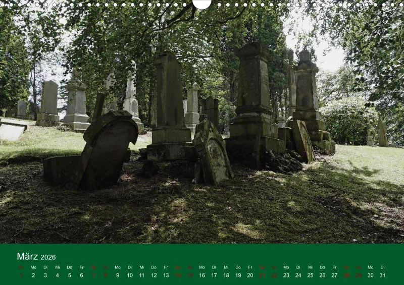 2026 A3 Ehrfürchtige Stille - Balgay Friedhof in Schottland (dunkel)