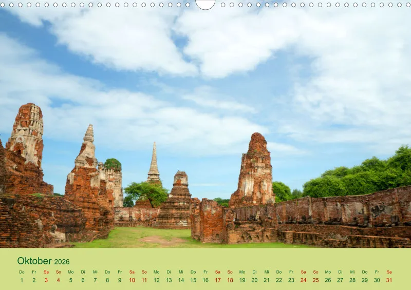 2026 A3 Wat Mahathat - Tempelanlage in Ayutthaya