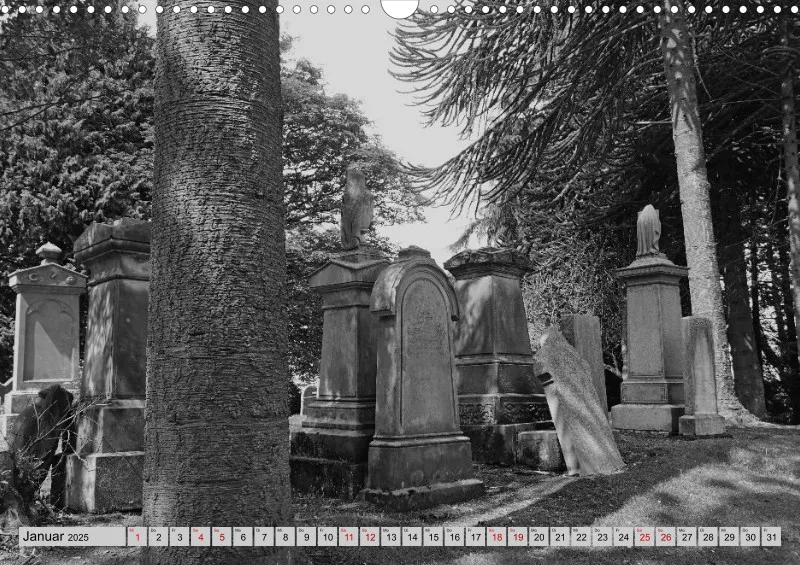 2025 A3 Ehrfürchtige Stille - Balgay Friedhof in Schottland