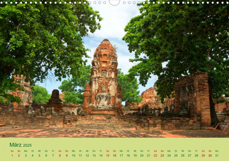 2025 A3 Wat Mahathat - Tempelanlage in Ayutthaya