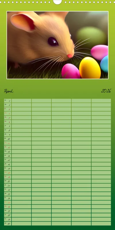 2026 Familienplaner Der Maus Kalender