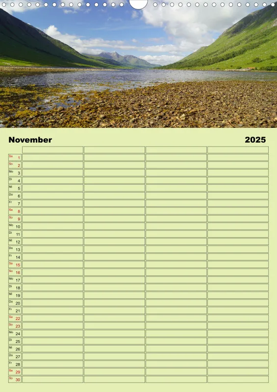2025 A3 Planer Glen Etive-Hochland in Schottland