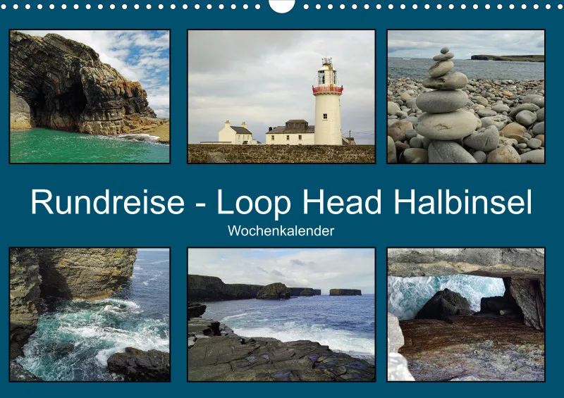 2027 A3 Wochenkalender Rundreise-Loop Head Halbinsel