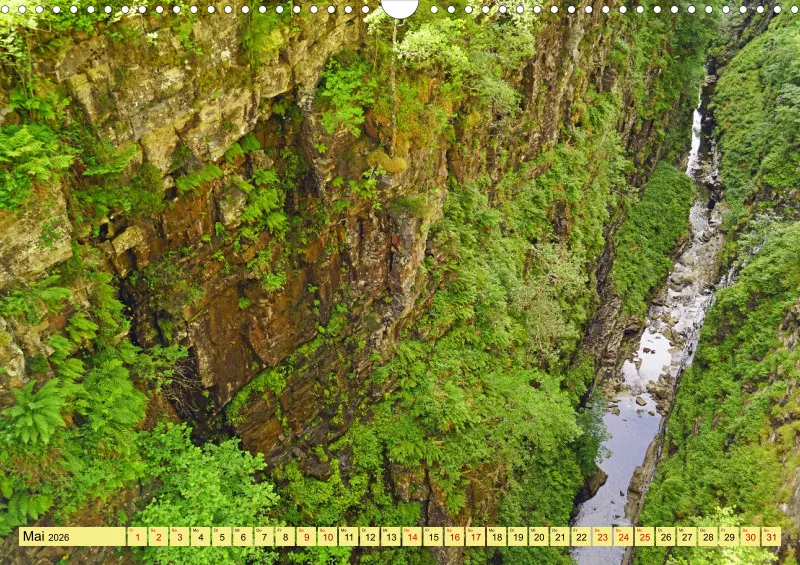 2026 A3 Farbzauber Natur -Grün