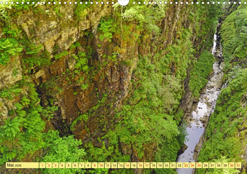 2026 A3 Farbzauber Natur -Grün