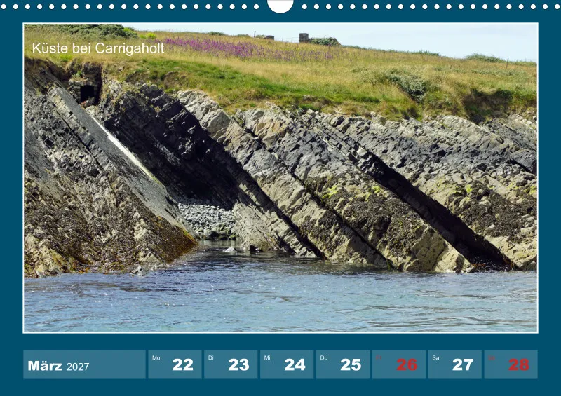 2027 A3 Wochenkalender Rundreise-Loop Head Halbinsel